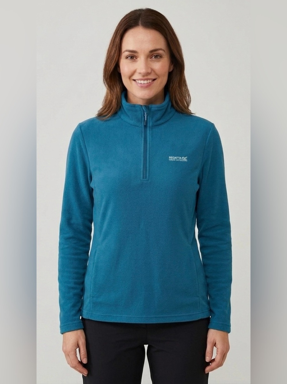 NWT Regatta Great Outdoors Womens Quarter Zip Fleece Pullover Jacket